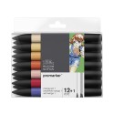 Set 12+1 Promarker Winsor&Newton doble punta
