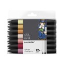 Set 12+1 Promarker Winsor&Newton doble punta