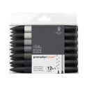 Set 12+1 Brush Promarker Winsor&Newton
