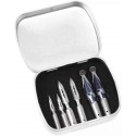 Caixa Metall 6 Plomes Dibuix 21001B Brause