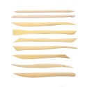 Set Herramientas Madera Modelaje 9 piezas Michel