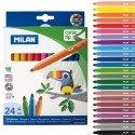 Set 24 Rotuladores Milan Conic Tip