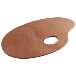 Paleta Madera Ovalada...