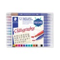 Set Rotuladores Caligrafía Doble Punta Staedtler