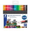 Set Rotuladores Permanentes Doble Punta Staedtler