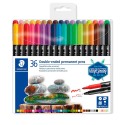 Set Rotuladores Permanentes Doble Punta Staedtler