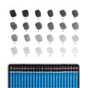 Set Lápices Grafito Mars Lumograph de Staedtler