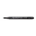 Graphik Line Marker Black Derwent