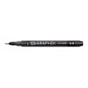 Graphik Line Marker Black Derwent