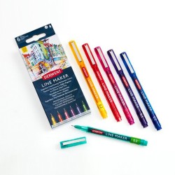 Set 6 Line Maker Colores...