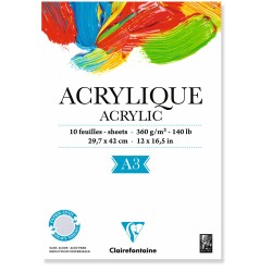 Bloc Acrílic Clairefontaine...