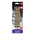 Set Sakura Micron 0.1 - 0.5 + Sakura brush