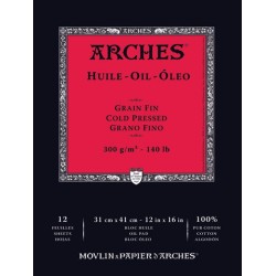 Bloc Arches Óleo 300G 12H