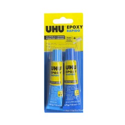 Pack 2 Coles UHU Epoxy Ràpid