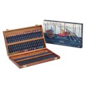 Caja de Madera de Lápices Acuarelables Derwent