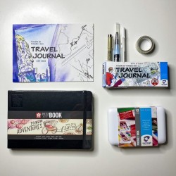 Set Acuarela Travel Journal...