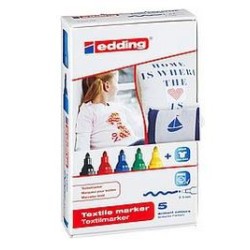 5 Marcadors Teixit Edding