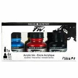 Set 6 Tintes Acriliques FW...