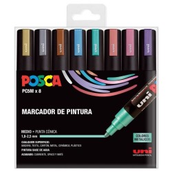 Estuche Posca Metalizados