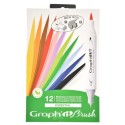 Set retoladors alcohol Graph'it Brush