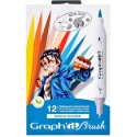 Set retoladors alcohol Graph'it Brush