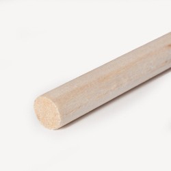 Barillas Redondas Madera Balsa