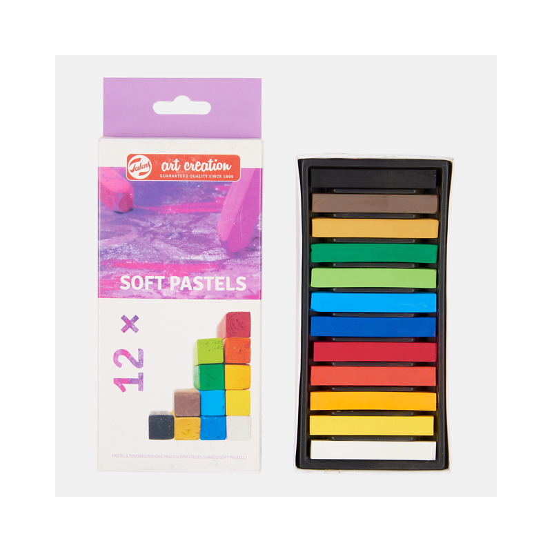 Soft Pastels Quadrats - 12 Colors