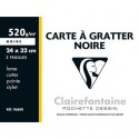 Cartró Clairefontaine Grattage Negre