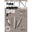 Bloc Clairefontaine Paint'On Gris 250g