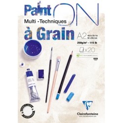 Bloc Clairefontaine Paint'On 250G Gra A2 Casa Piera Barcelona