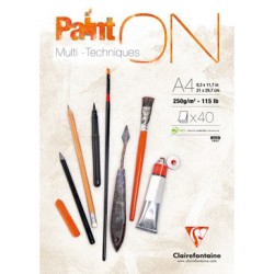 Bloc Paint'On Multitècnica 250g Clairefontaine A4 Casa Piera Barcelona