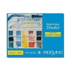 Bloc Maxi Watercolor 300G 75F Fabriano