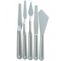 Set 5 spatules en plastique Talens