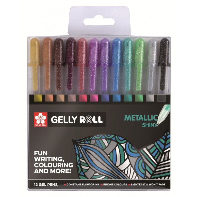 Set Rotuladores Gelly Roll Sakura Metallic Casa Piera Barcelona