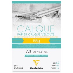 Bloc Clairefontaine Dibuix Calc A3 Casa Piera Barcelona