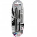 Stylo pinceau Pentel + 2 cartouches