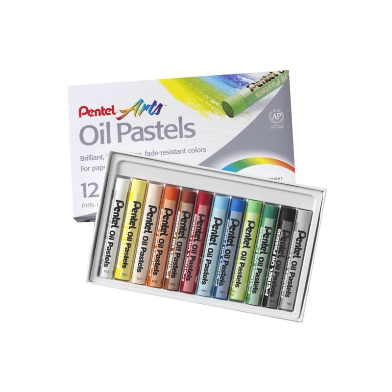 Set Pentel Pastel Al Óleo 12 Casa Piera Barcelona