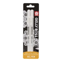 Set 2 Rotuladores Blancos Gelly Roll Sakura Casa Piera Barcelona