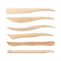 Set Herramientas Madera Modelar 6 Piezas Talens