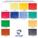 Boîtes métalliques pour aquarelles Van Gogh