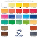 Boîtes métalliques pour aquarelles Van Gogh