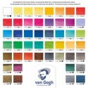 Boîtes métalliques pour aquarelles Van Gogh