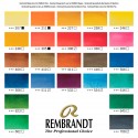 Boîtes métalliques pour aquarelles Rembrandt