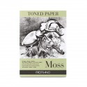 Bloc Papel Verde Toned Moss Fabriano 120g