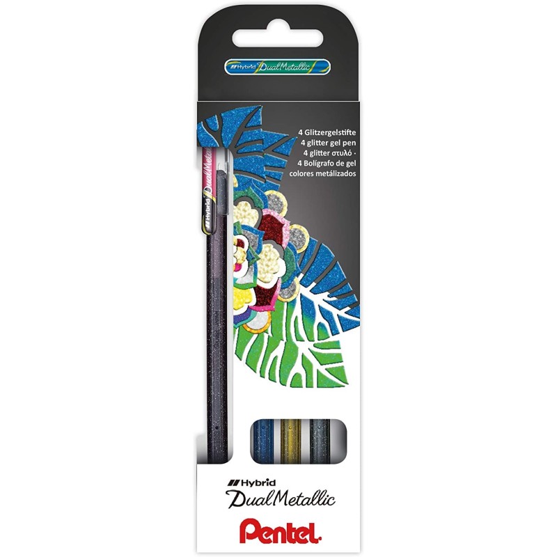 Set Bolígrafos Dual Metallic 4XZ Pentel Casa Piera Barcelona