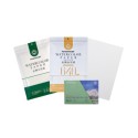 Paquet de 5 feuilles Aquarelle 100% coton 640g